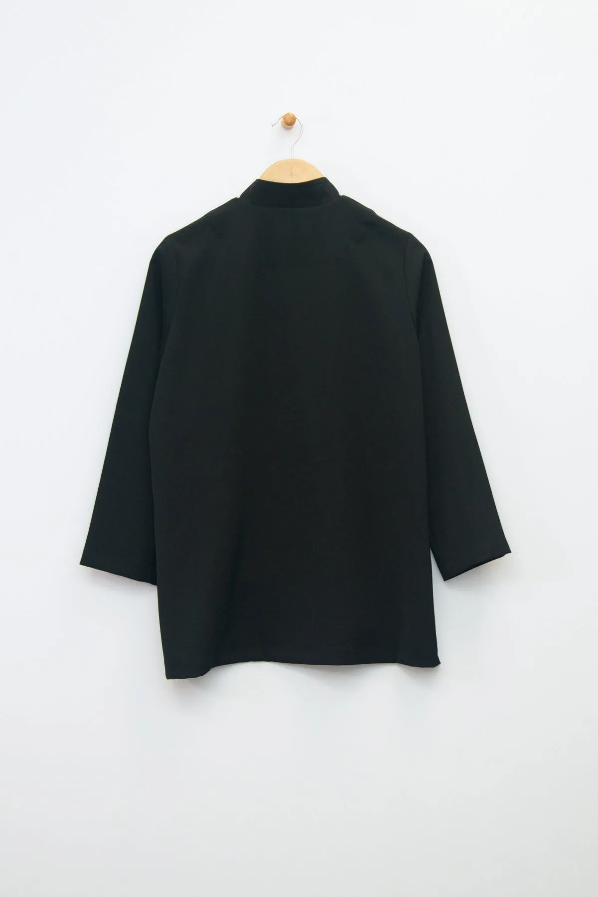 28" Asymmetrical Mandarin Collar Jacket