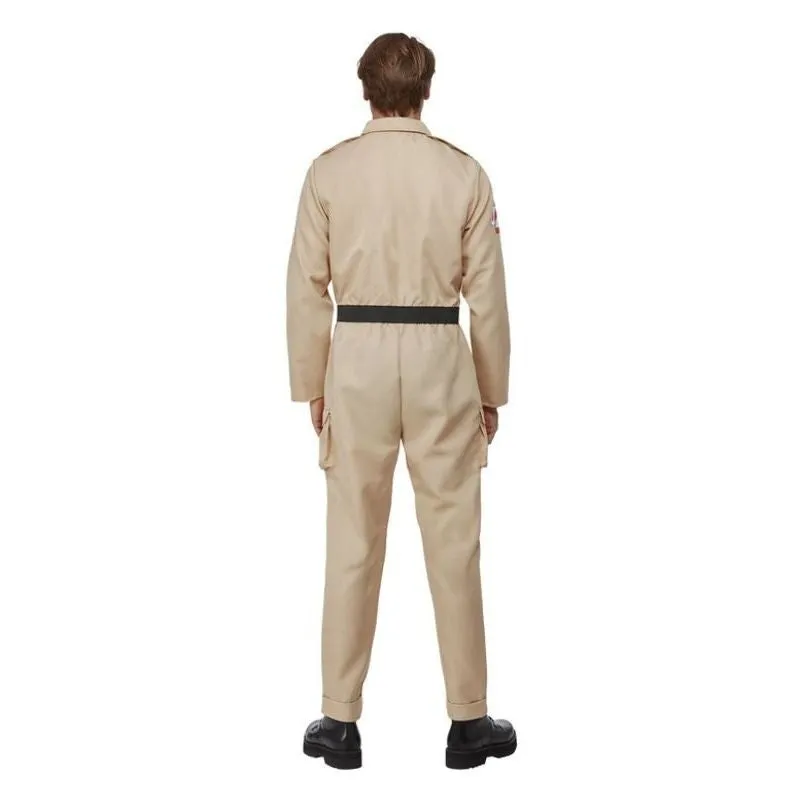 80s Ghostbusters Deluxe Costume Licensed Adult Beige