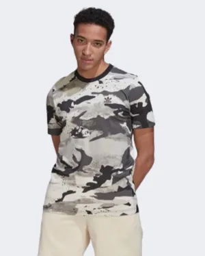 Adidas Camo Series Allover Print Men Original T-Shirt Chalk White Hk2800