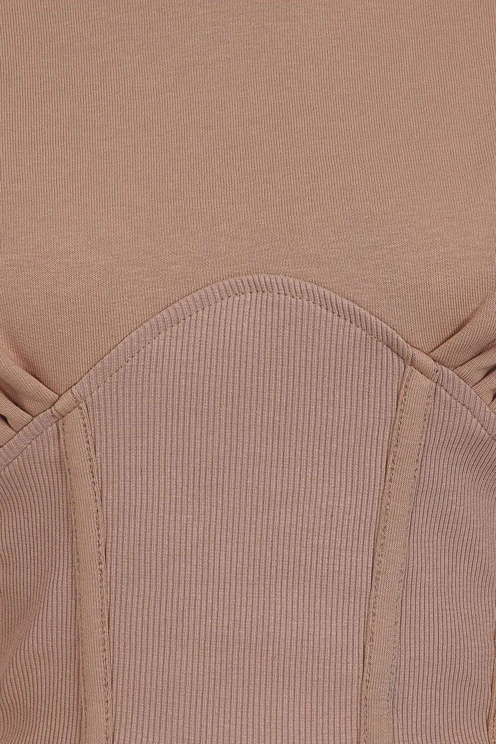 Aliza Taupe Corset Waisted Hoodie Tracksuit Set