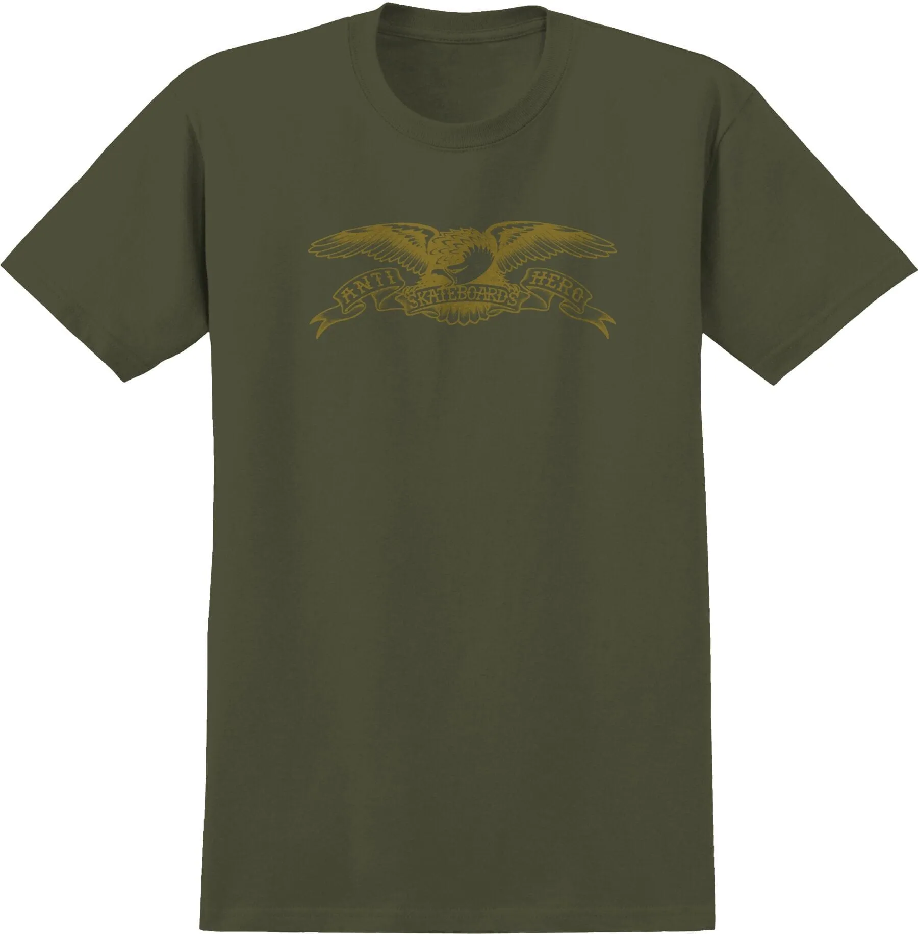 ANTIHERO BASIC EAGLE T-SHIRT - MILITARY GREEN