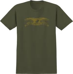 ANTIHERO BASIC EAGLE T-SHIRT - MILITARY GREEN