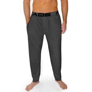 AQS Unisex Grey Lounge Pants Soft loose-fitting lounge pants Wide elastic