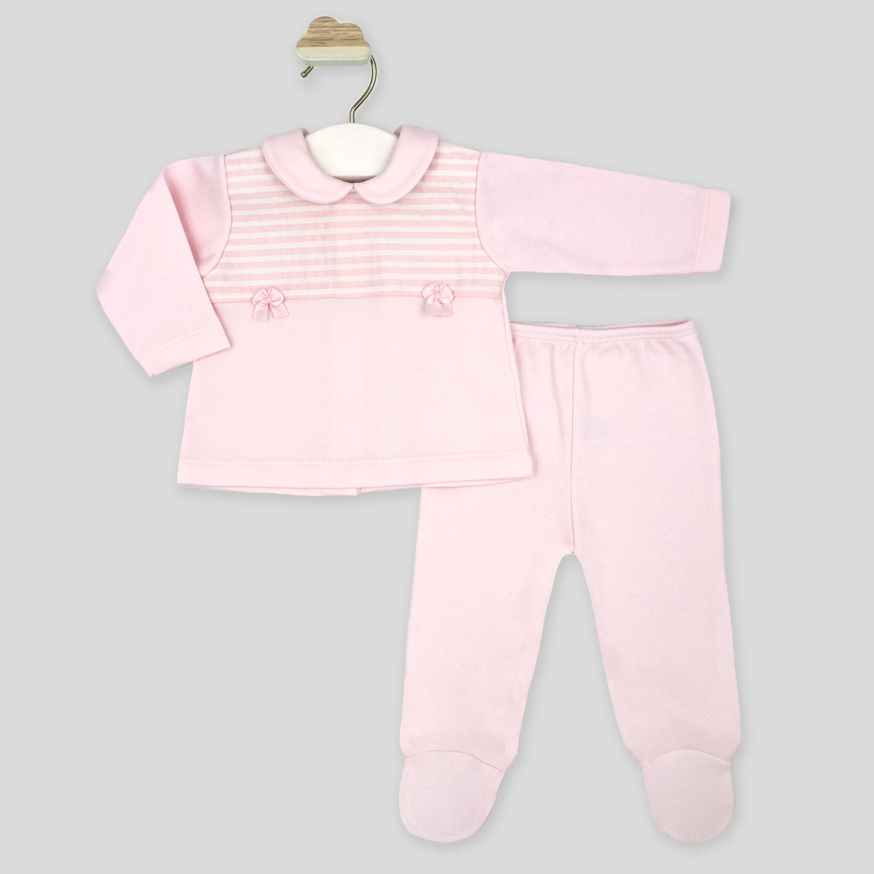 AW24 Rapife Girl Pink & White Stripe Set 4301