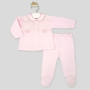 AW24 Rapife Girl Pink & White Stripe Set 4301