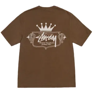 BUILT TO LAST PIGMENT DYED TEE (BROWN)