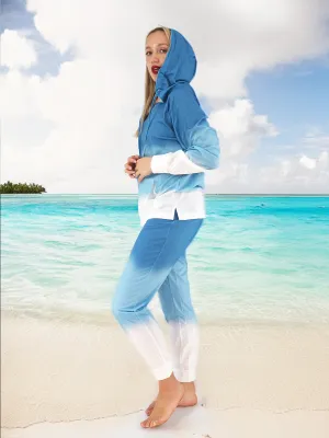 Casual Boho Joggin Suit Tracksuit Regular Size M-L-XL Blue