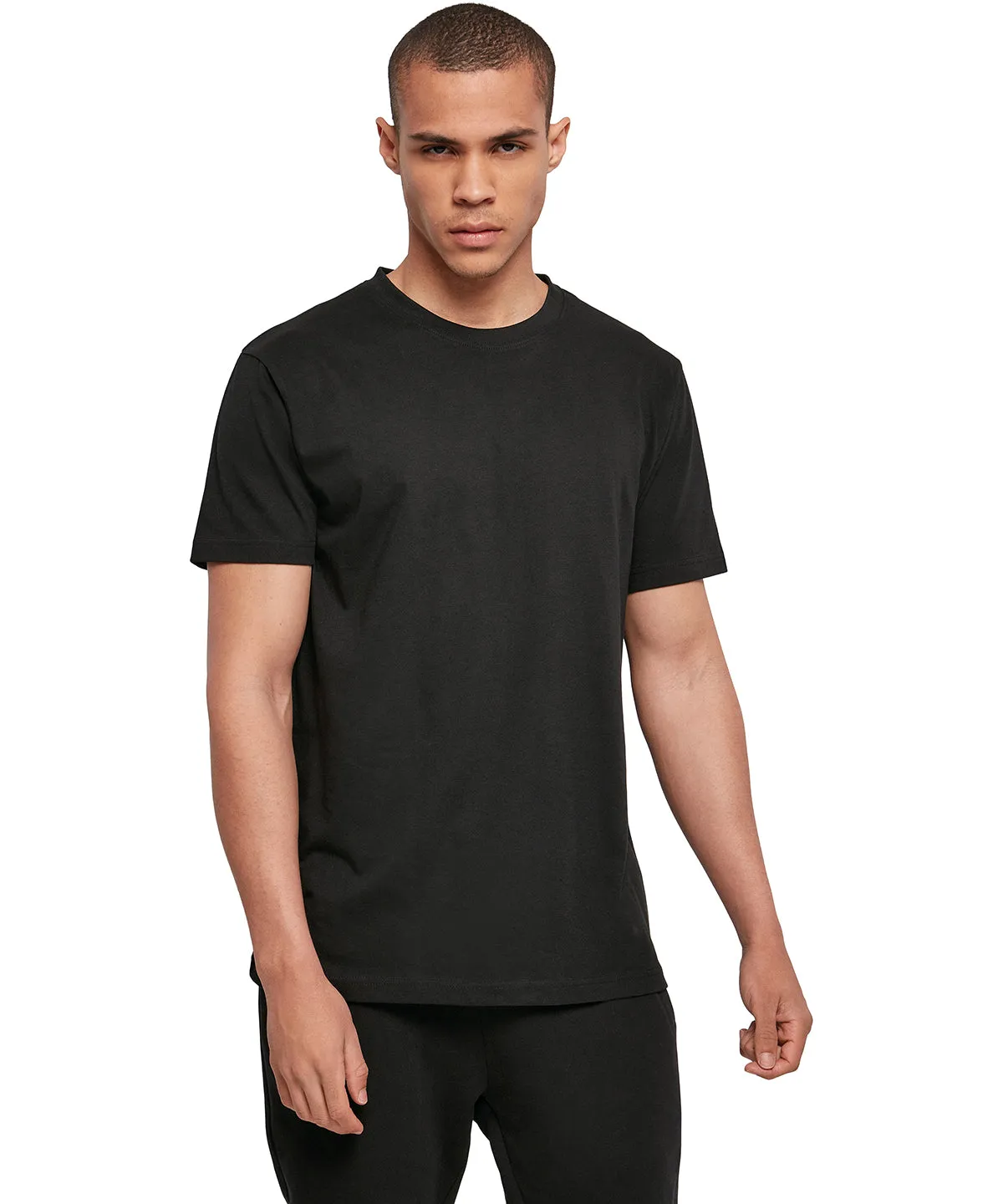 Charcoal - Basic round neck tee