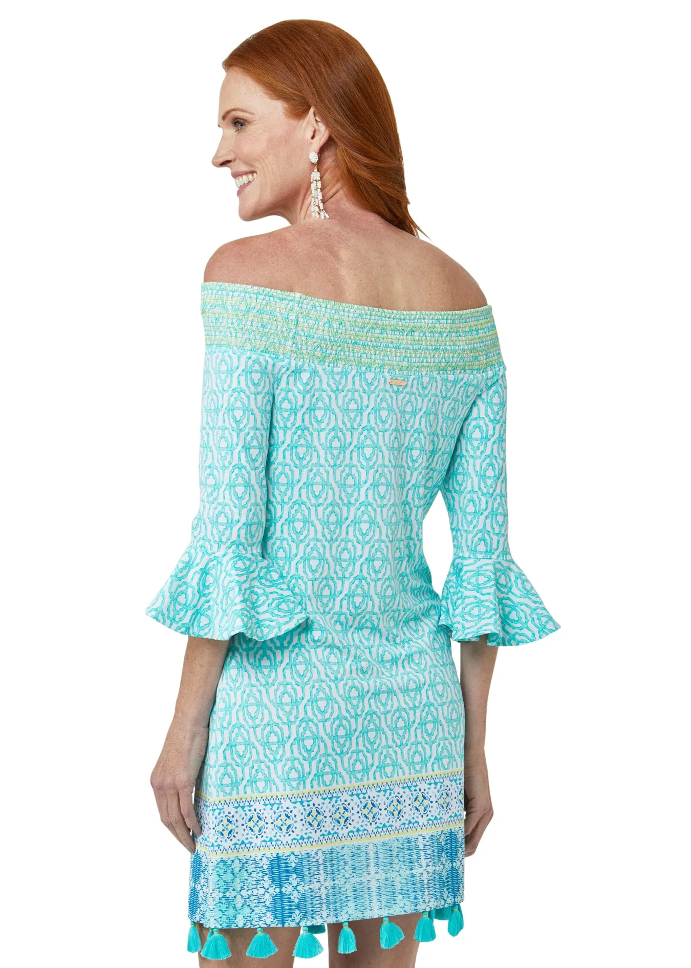 Coastal Cottage Off The Shoulder Dress