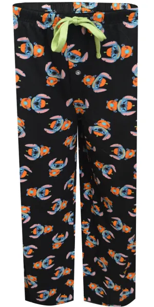 Disney's Lilo And Stitch Jack-o-lantern Halloween Lounge Pants