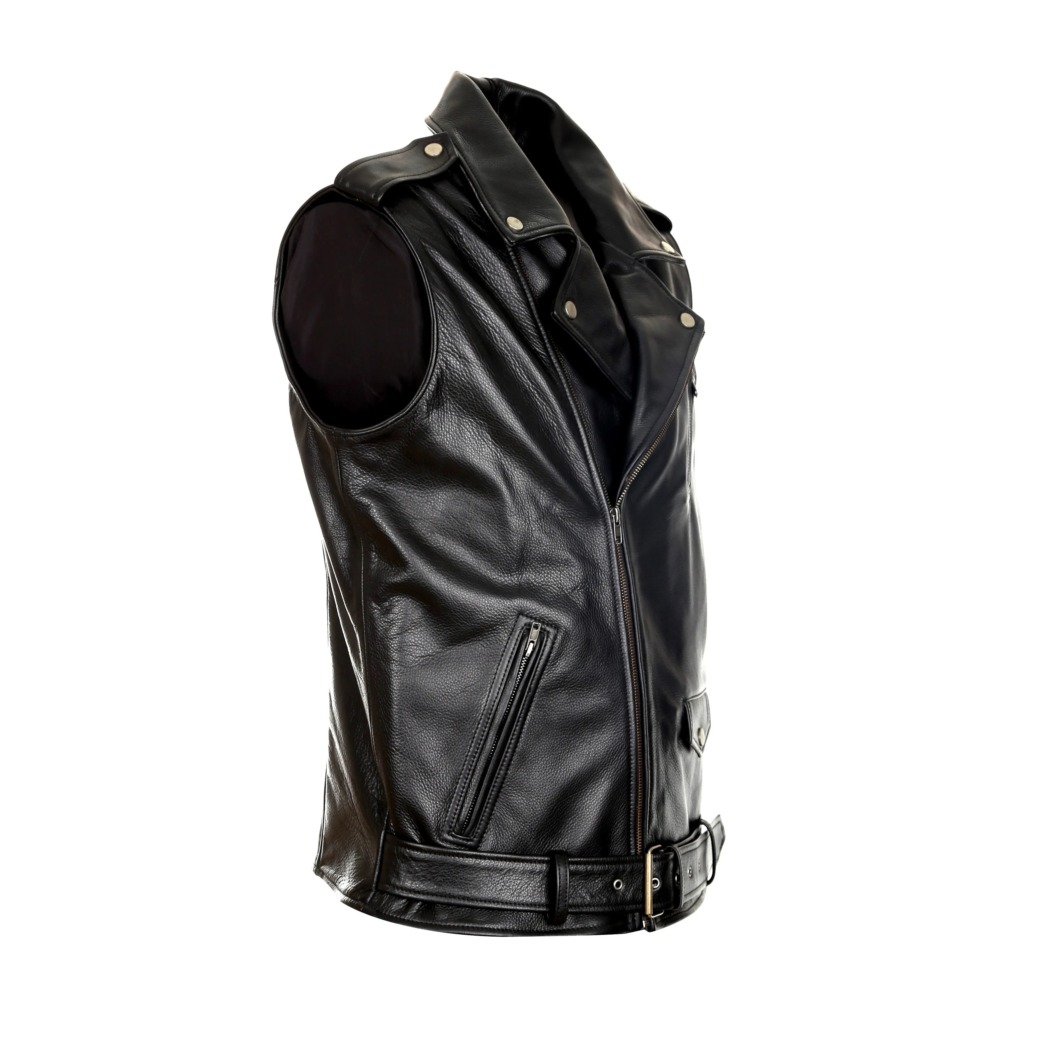 Dylan Men's Motorcycle Leather Vest