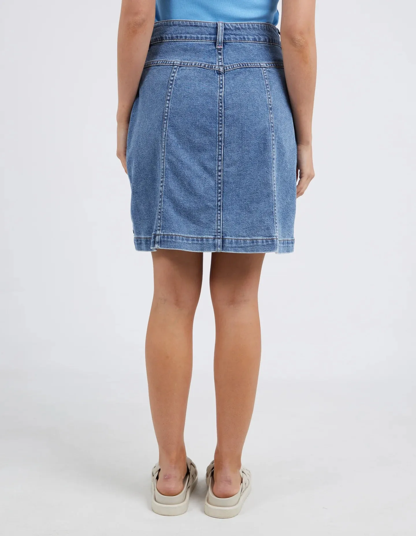 Eliza Denim Skirt Blue