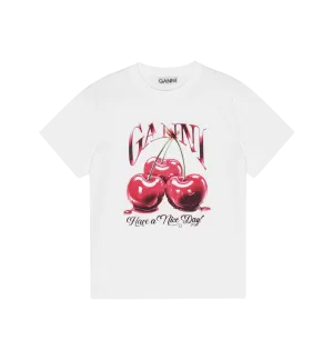 GANNI Basic Cherry T-shirt