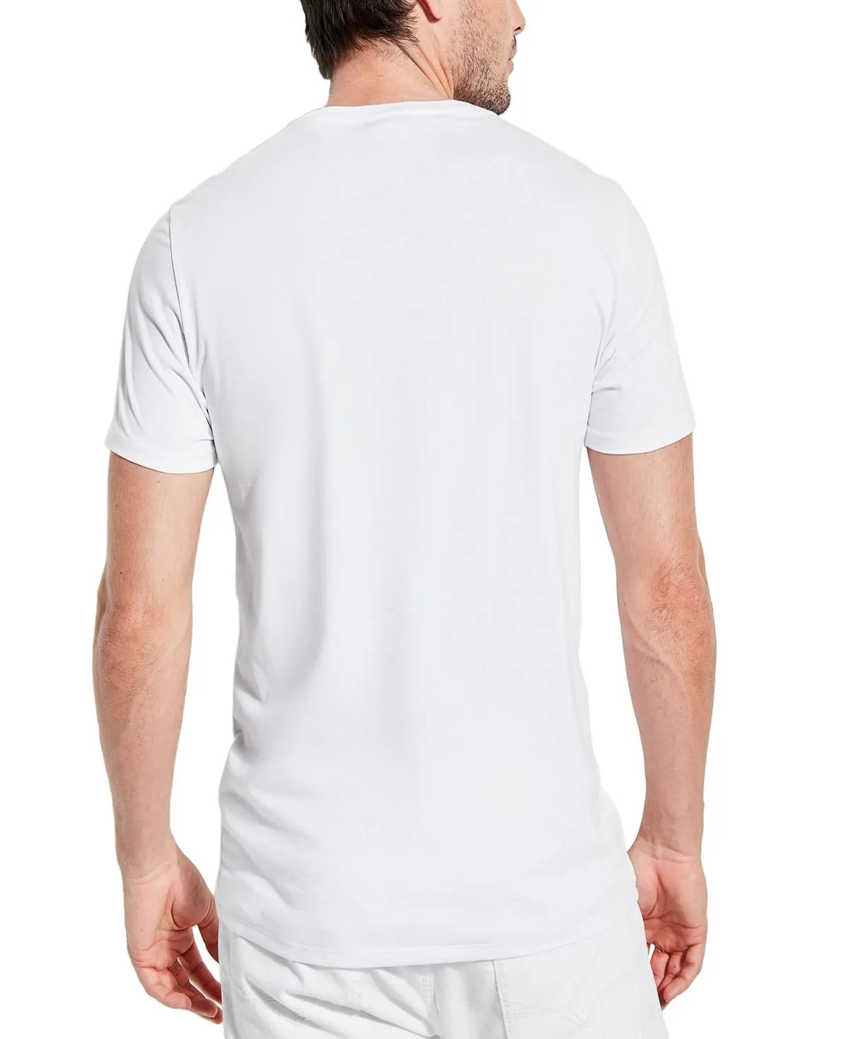 GUESS Men's Embroidered Logo T-Shirt