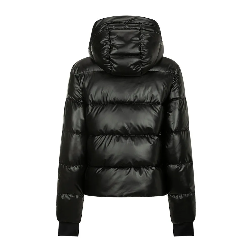 Hooded Puffer Jacket Black