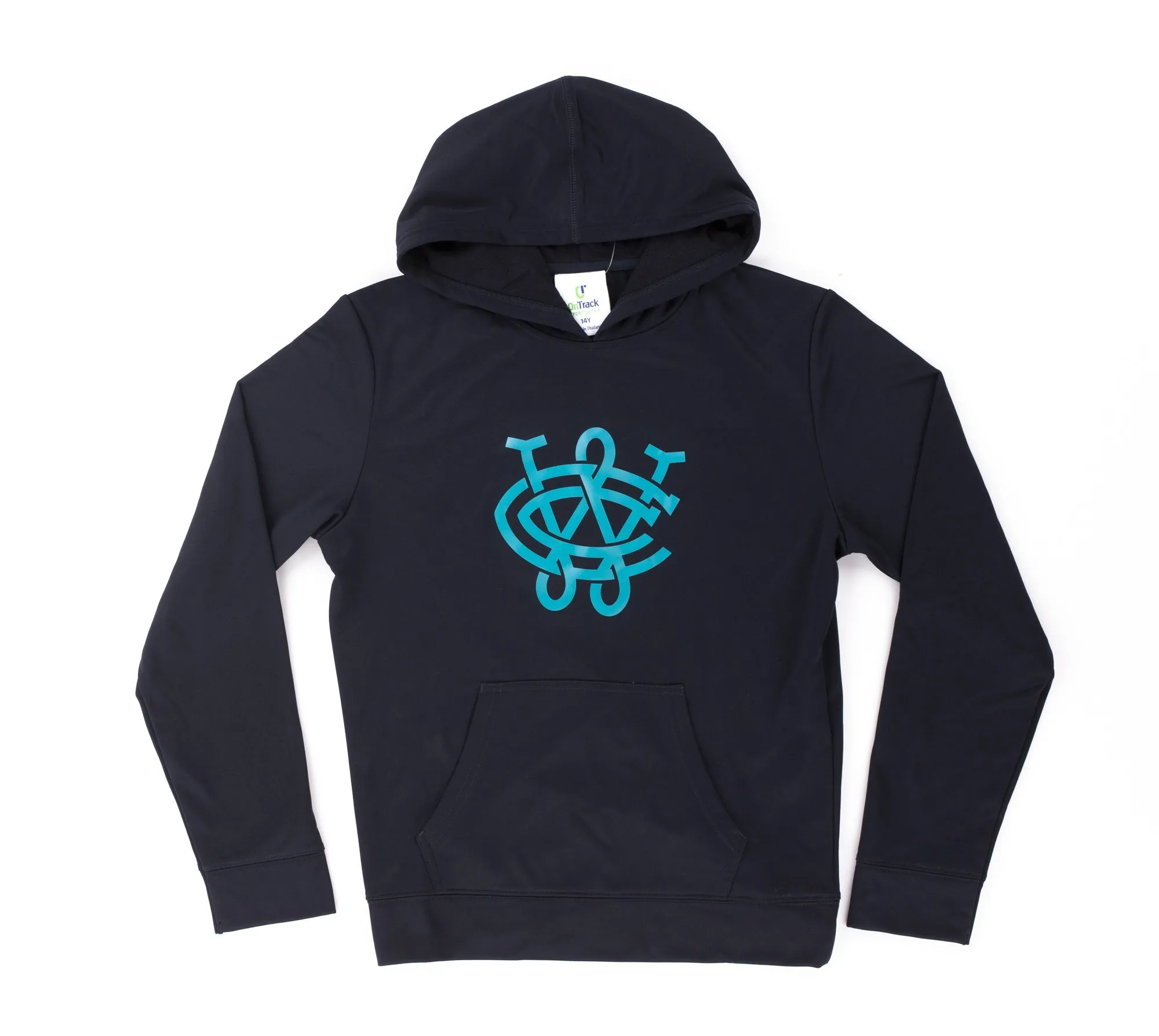 Hoodie Teal Logo