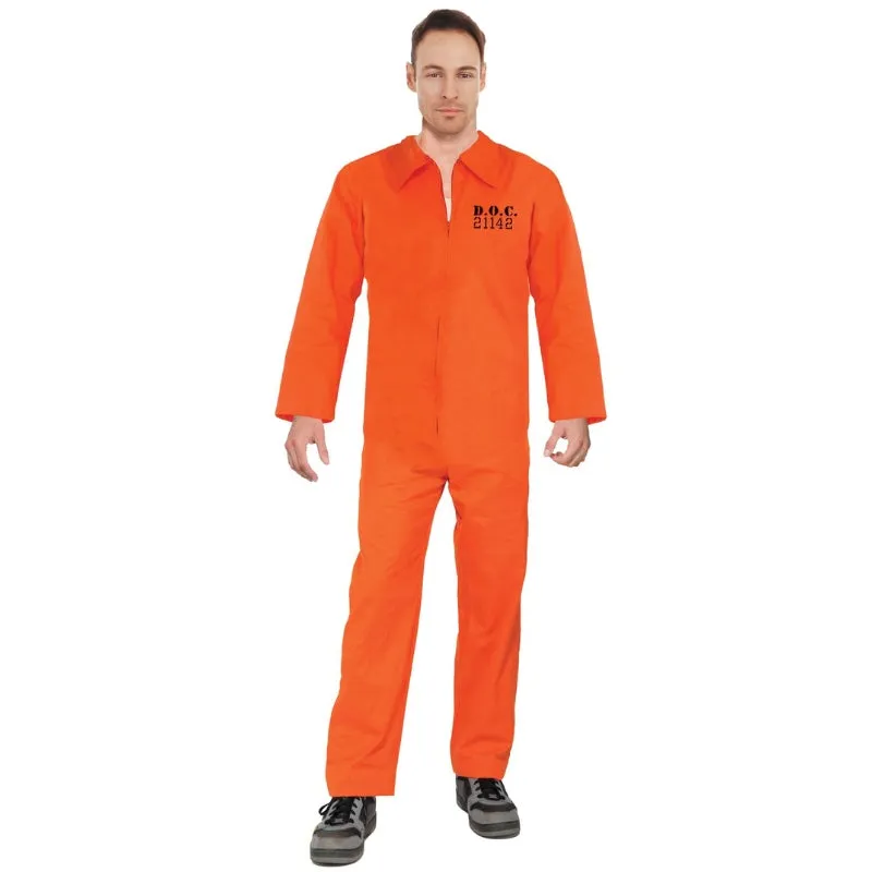 Jailbird Orange Convict Jumpsuit