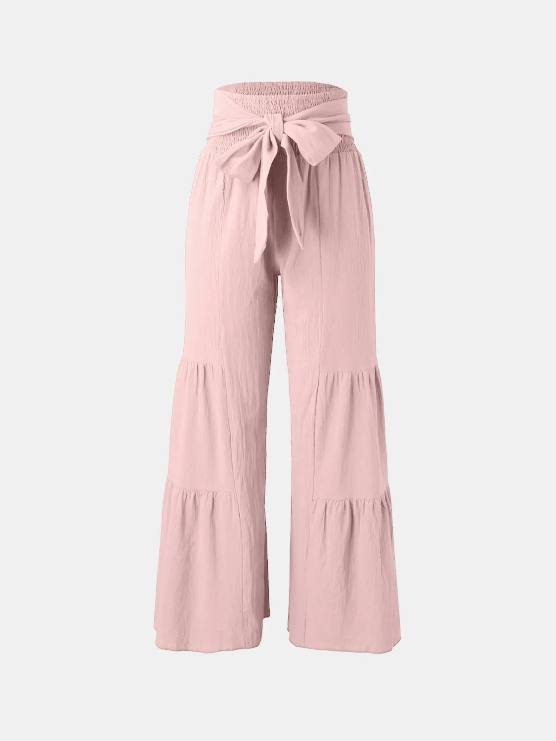 Joanne Ruched Wide Leg Pants