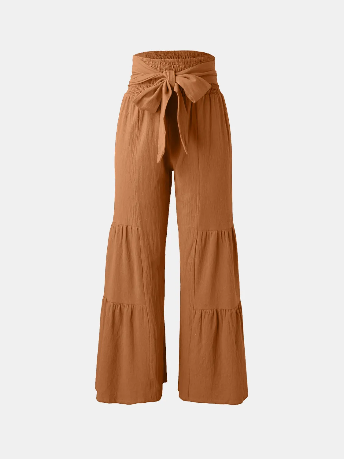 Joanne Ruched Wide Leg Pants