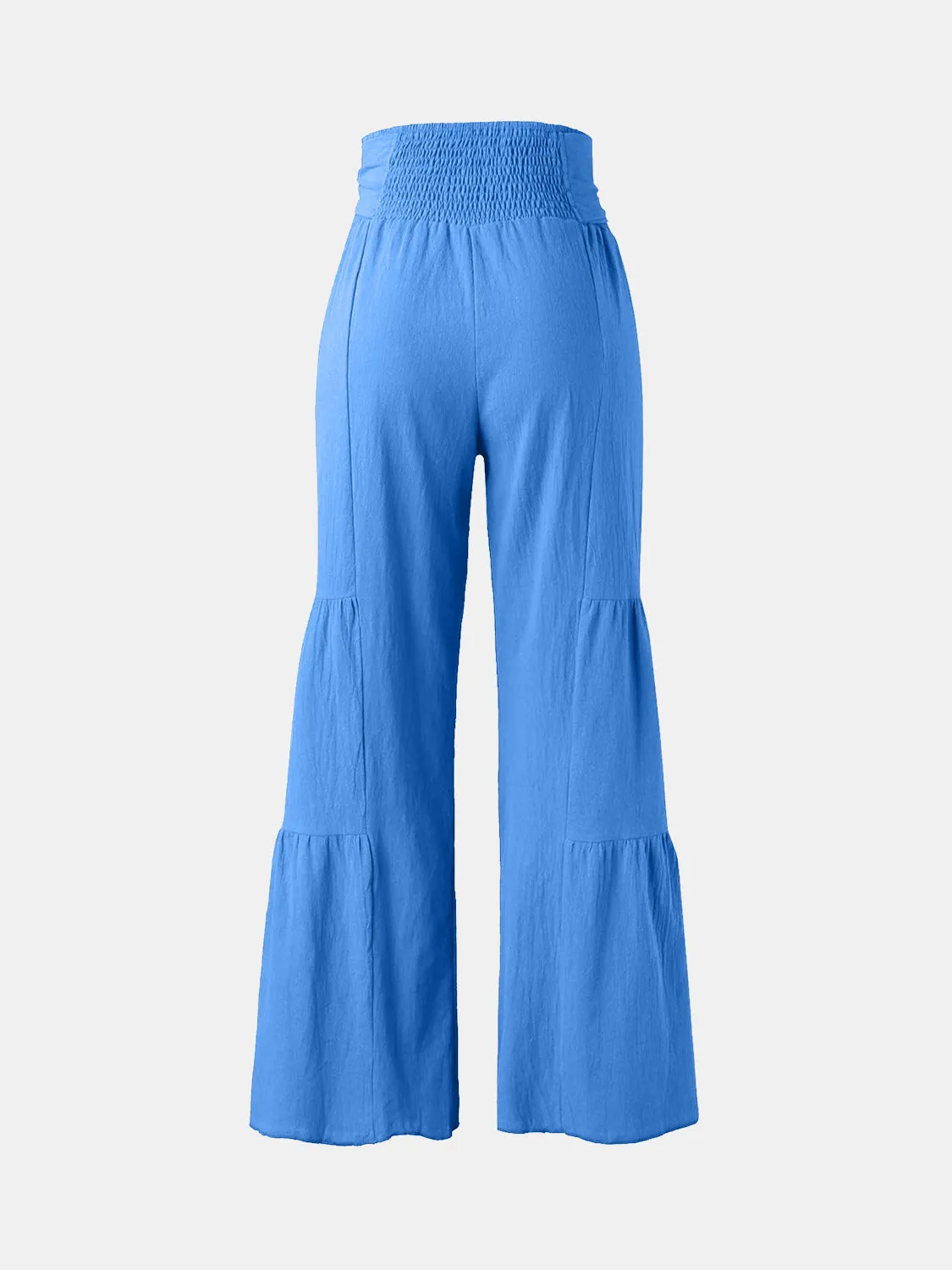 Joanne Ruched Wide Leg Pants