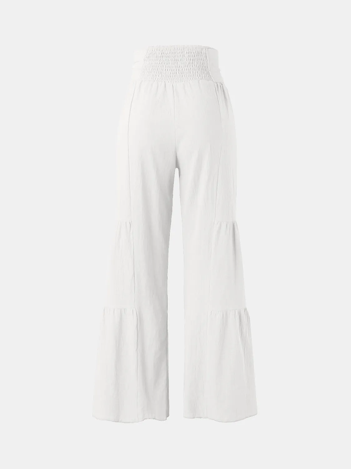 Joanne Ruched Wide Leg Pants