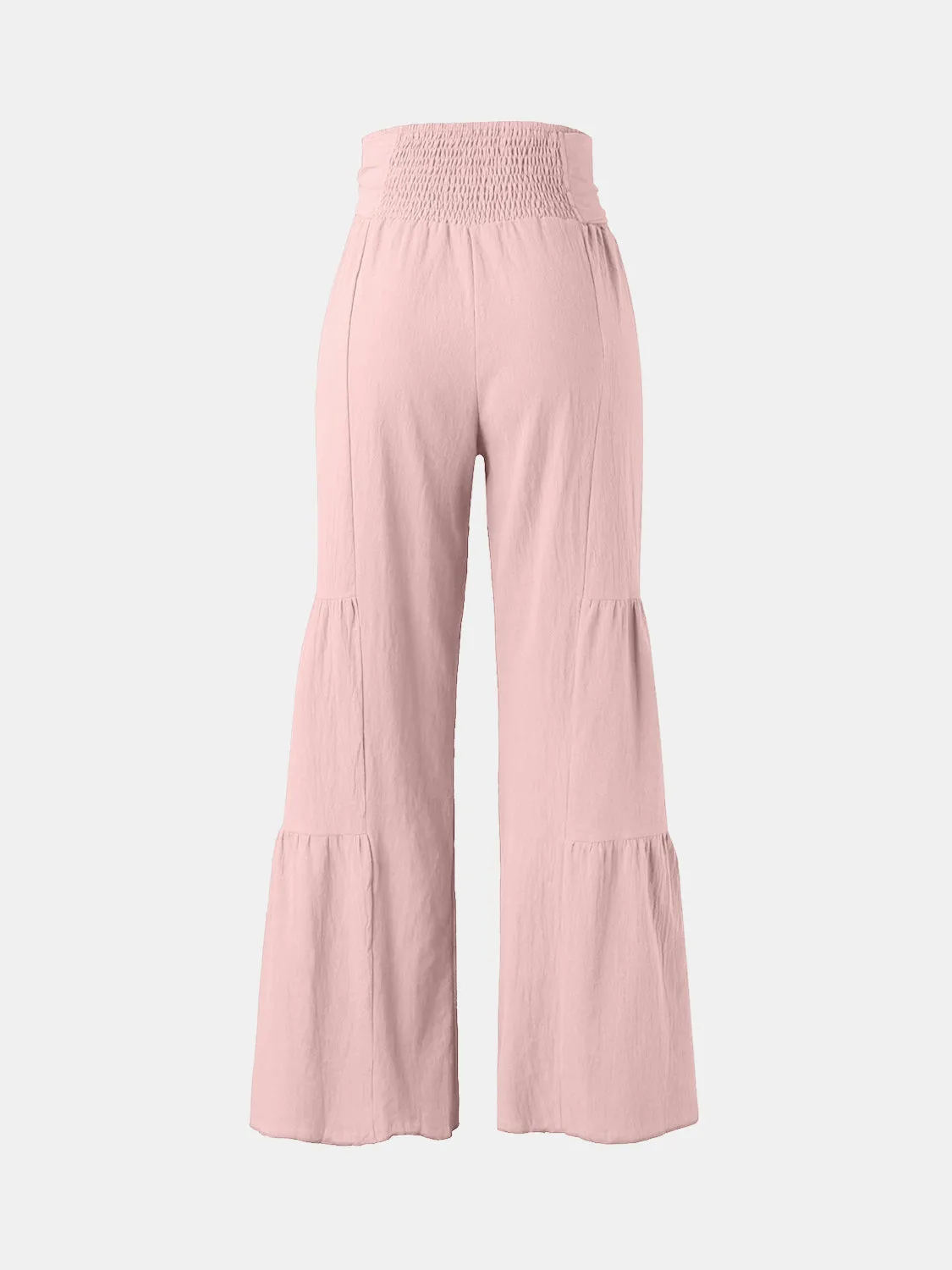 Joanne Ruched Wide Leg Pants