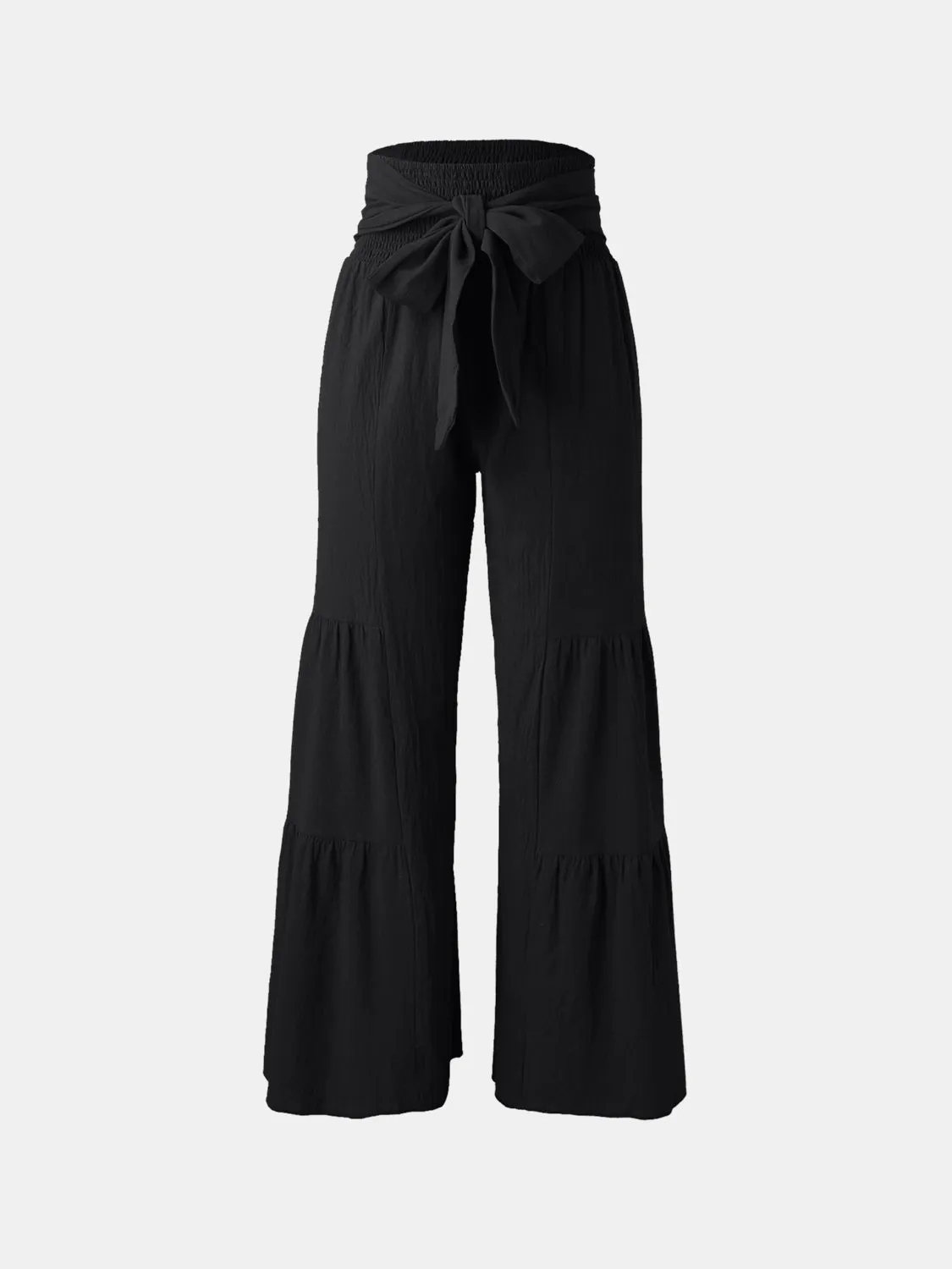 Joanne Ruched Wide Leg Pants