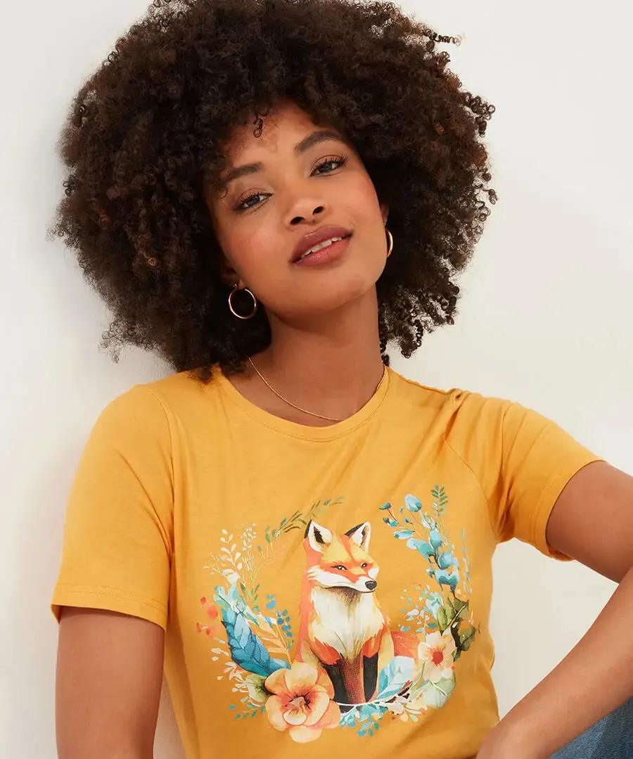 Joe Browns 12 Ochre Foxy T-Shirt