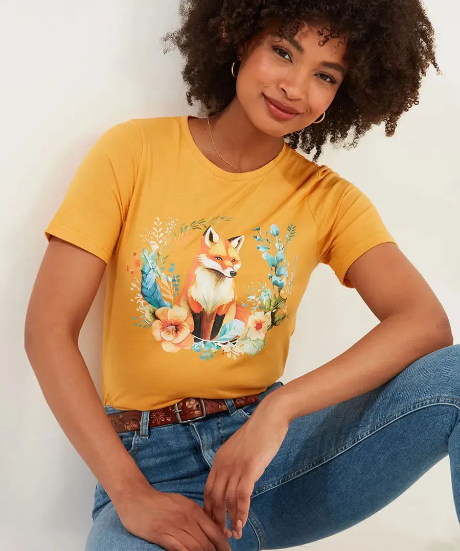 Joe Browns 12 Ochre Foxy T-Shirt