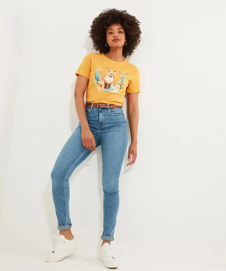 Joe Browns 12 Ochre Foxy T-Shirt