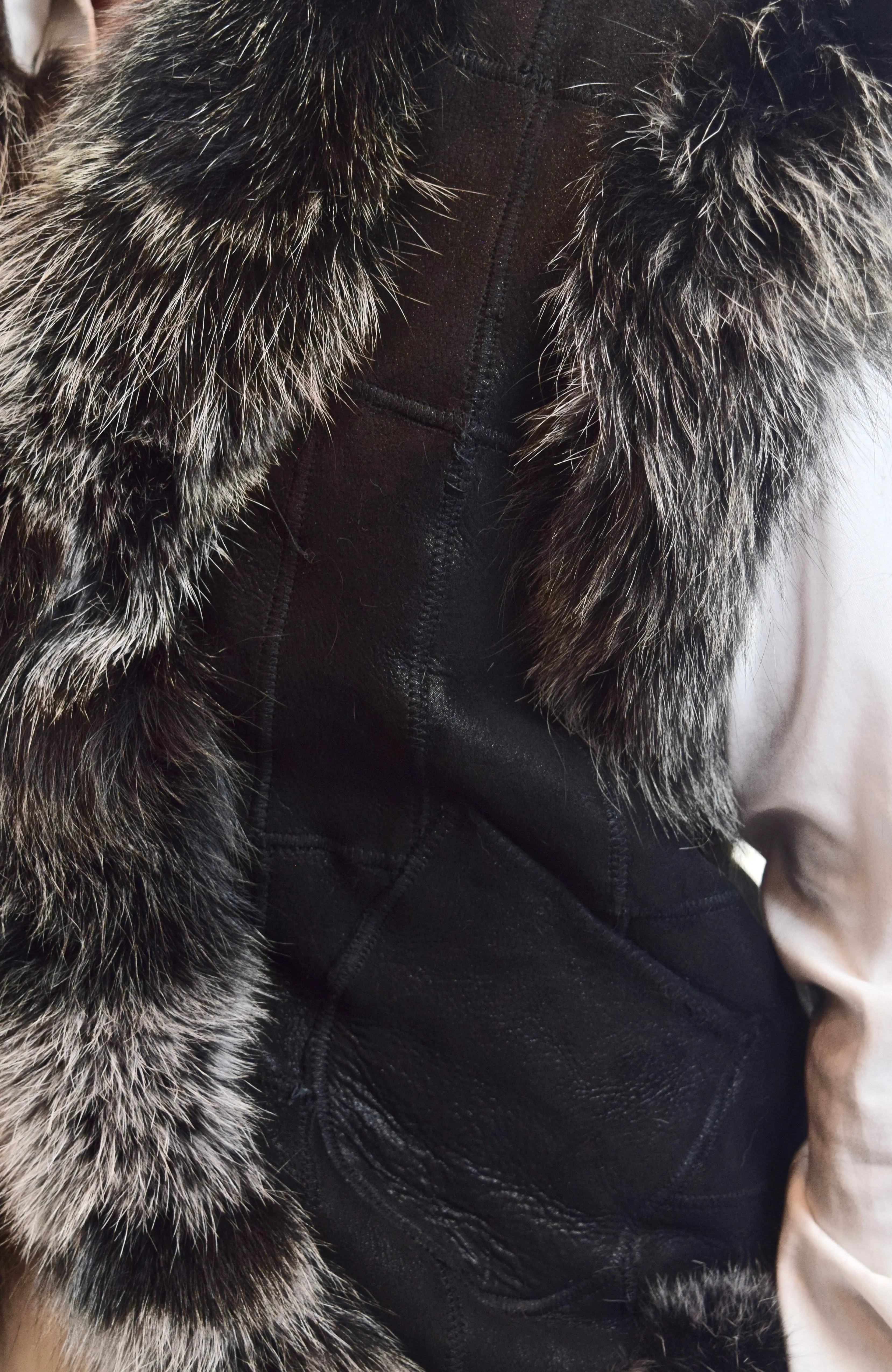 Lamb/Shearling & Fox fur Vest