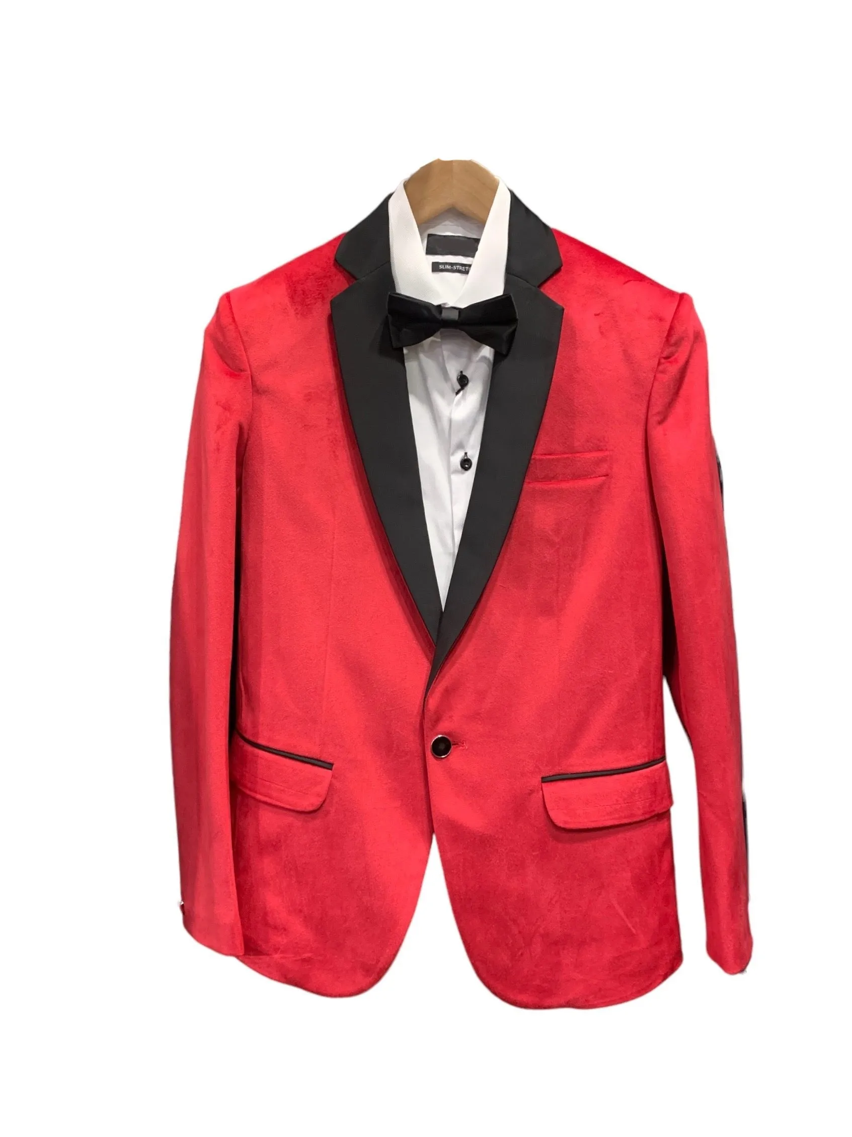 Men’s Formals - Velvet Tuxedo RED