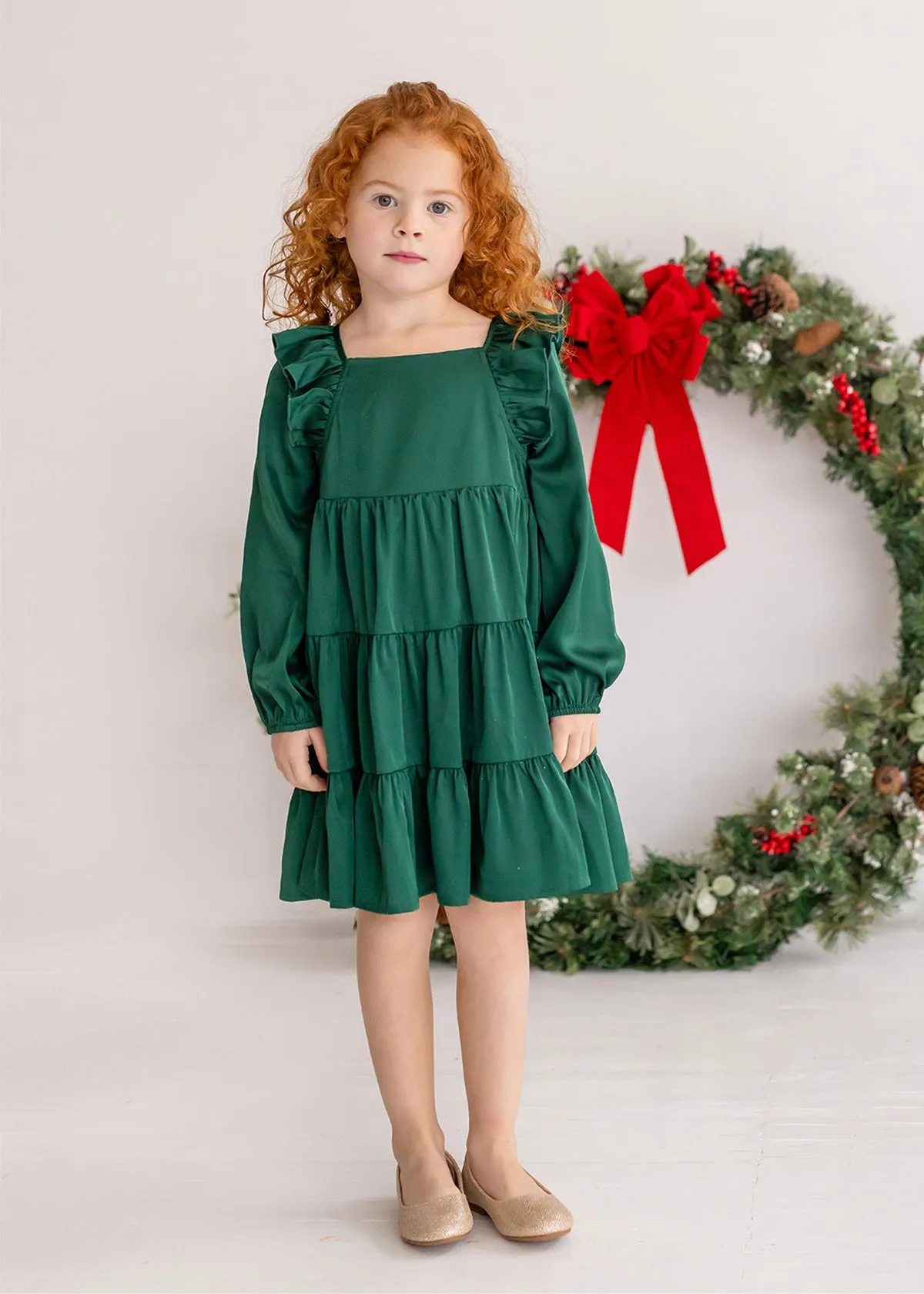 Mistletoe Dress | Green