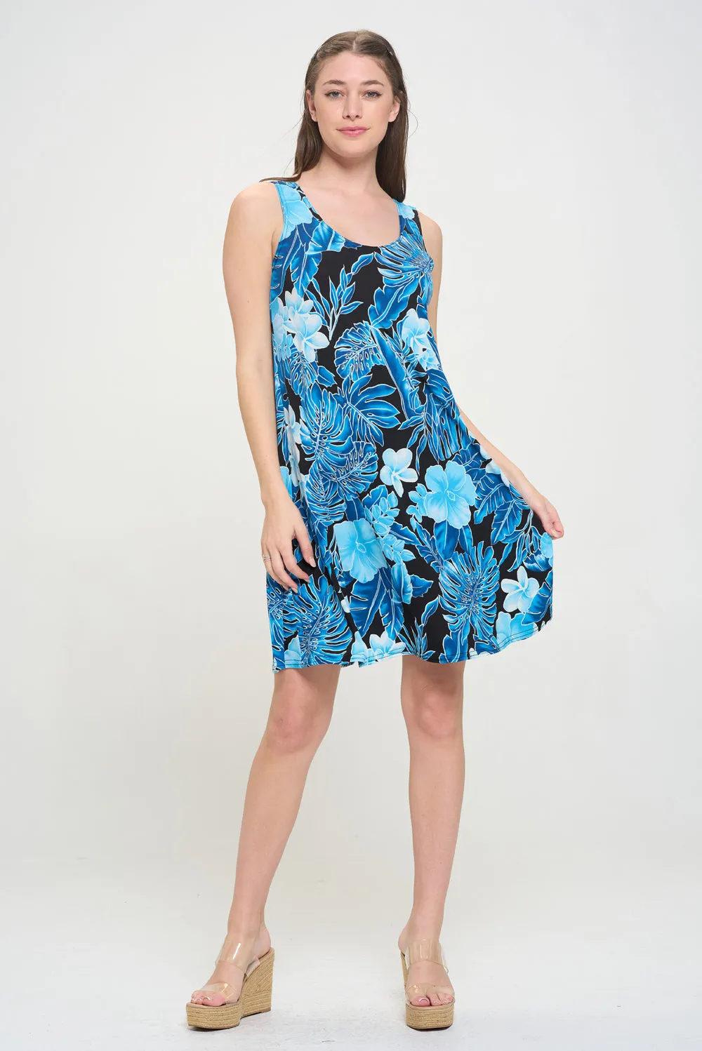 Plus Size HIT Missy Tank Dress-7003HT-TXP1-W436