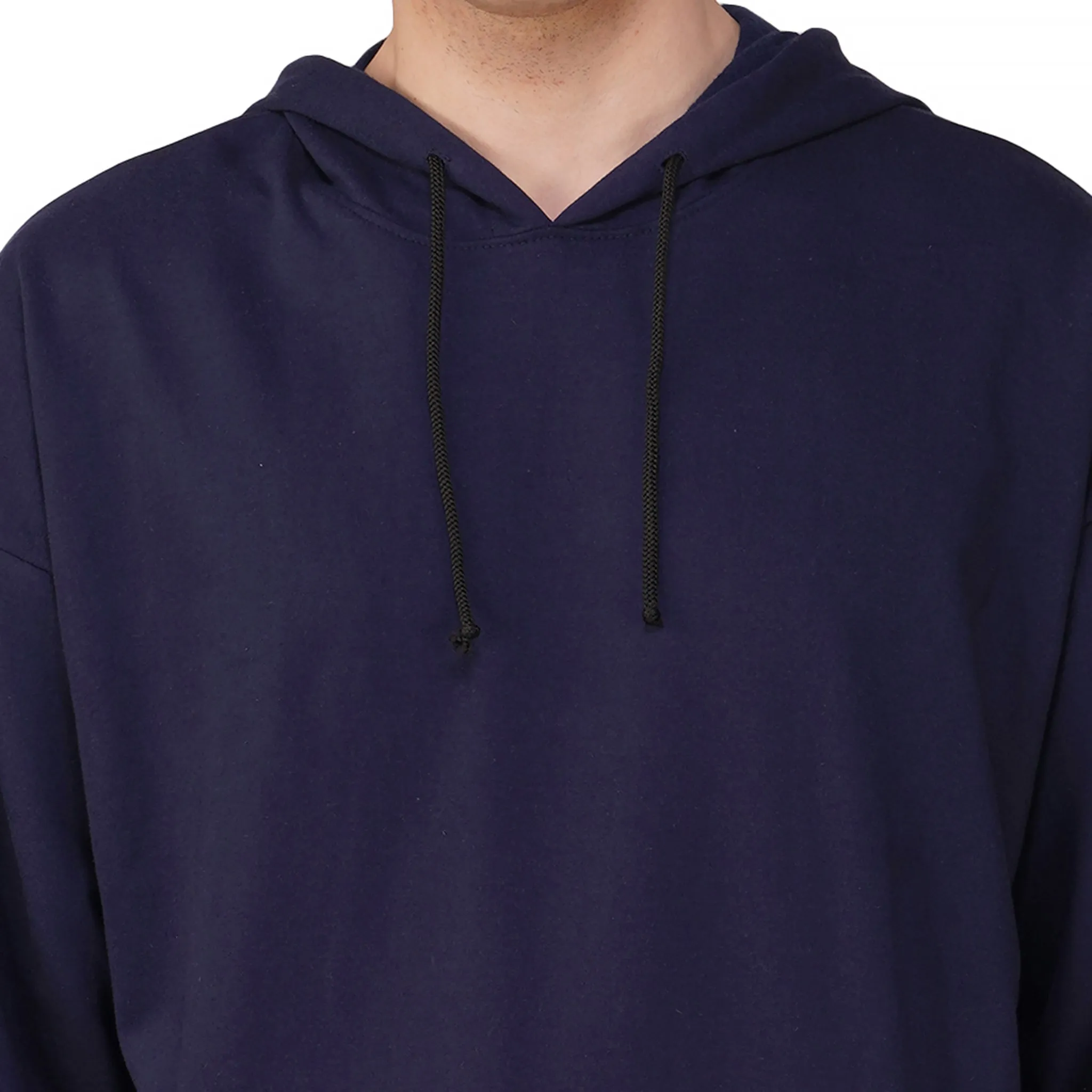 SLAY. Men's Navy Oversized Drop Shoulder Hoodie