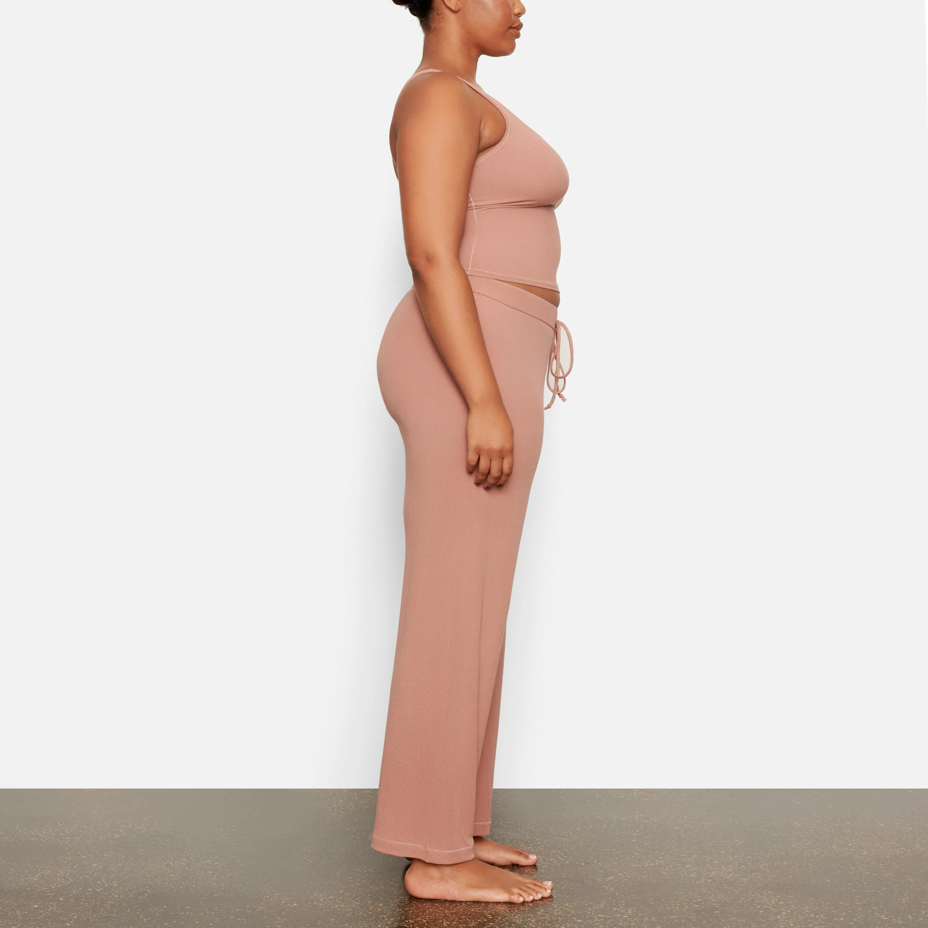 SOFT LOUNGE SLEEP PANT | ROSE CLAY