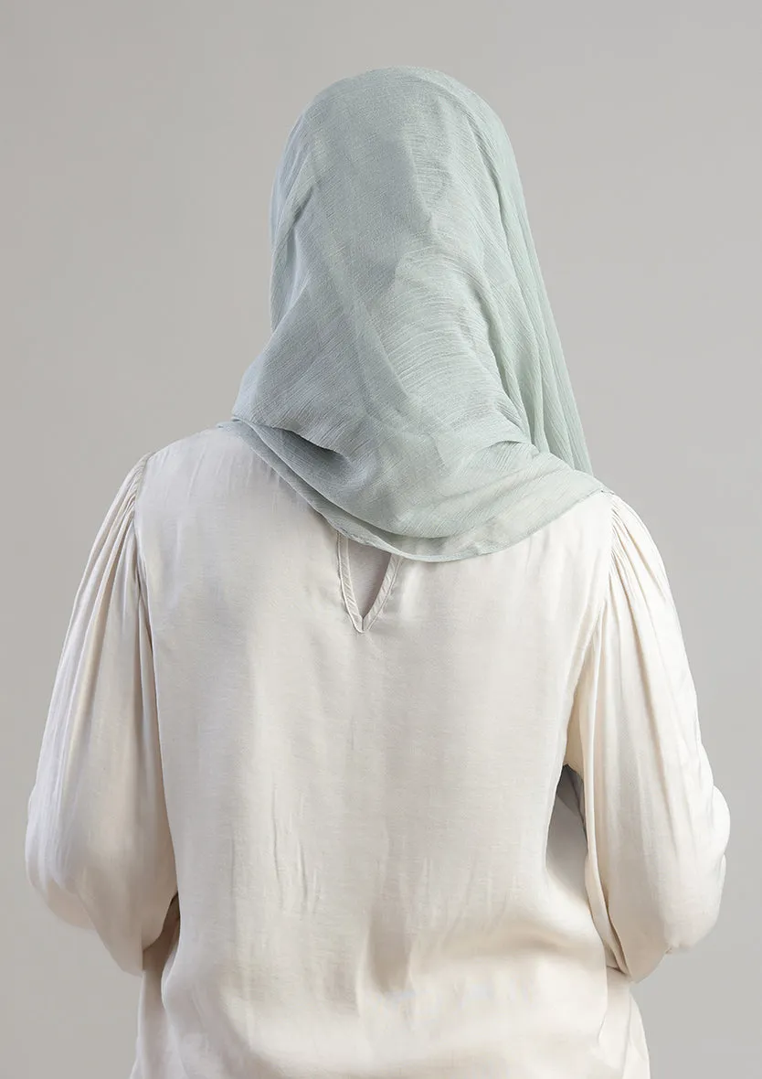 Soft Sage Instant Hijab With Inner