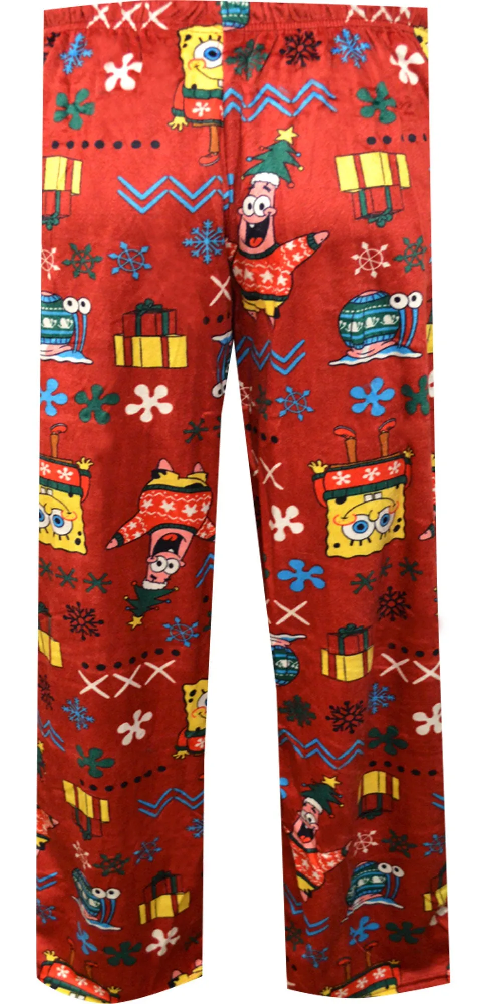 SpongeBob and Patrick Christmas Silky Fleece Lounge Pants