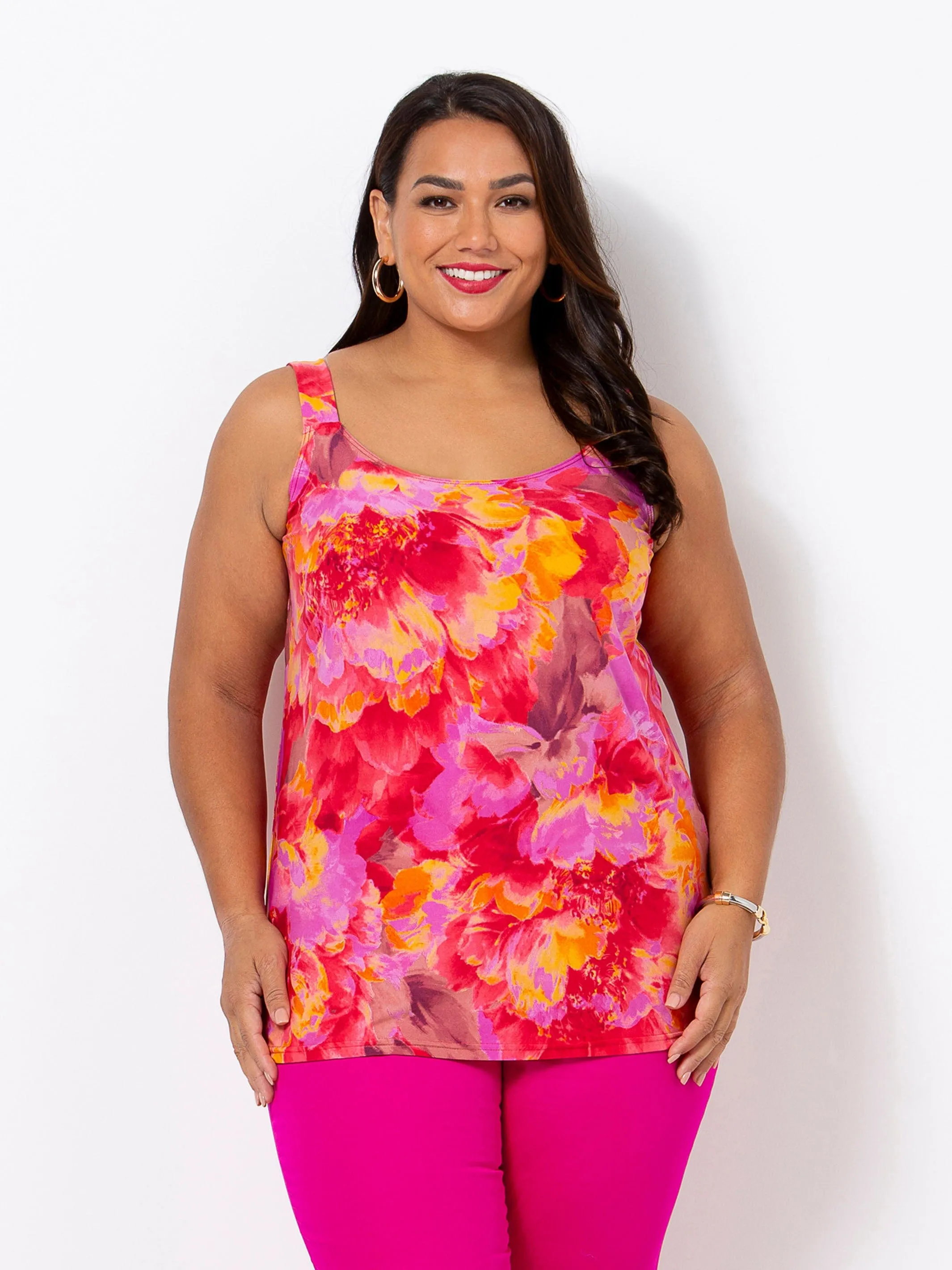 Sunburst Chiffon Top and Cami