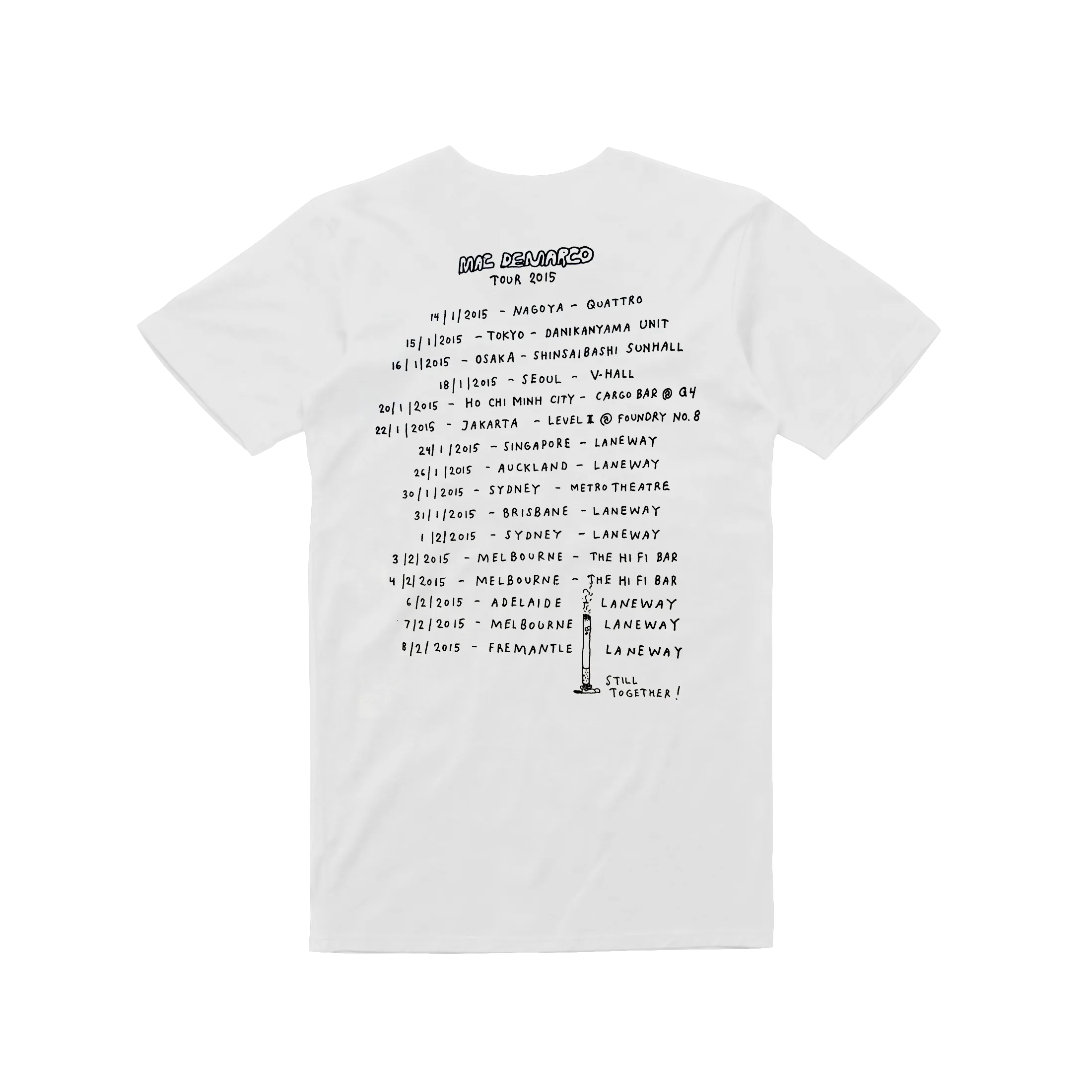 Tour 2015 / White T-shirt