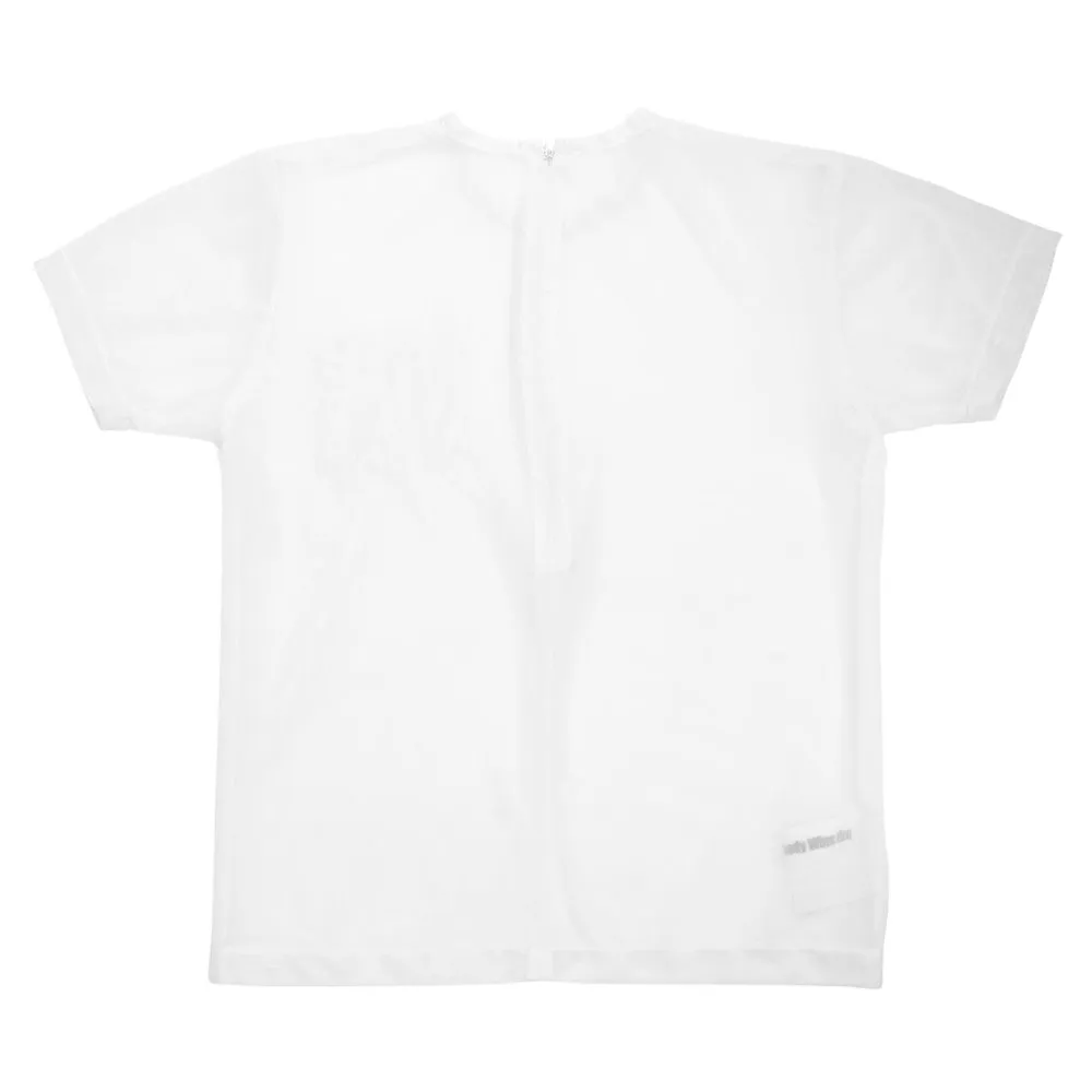 White T-Shirt | Mesh